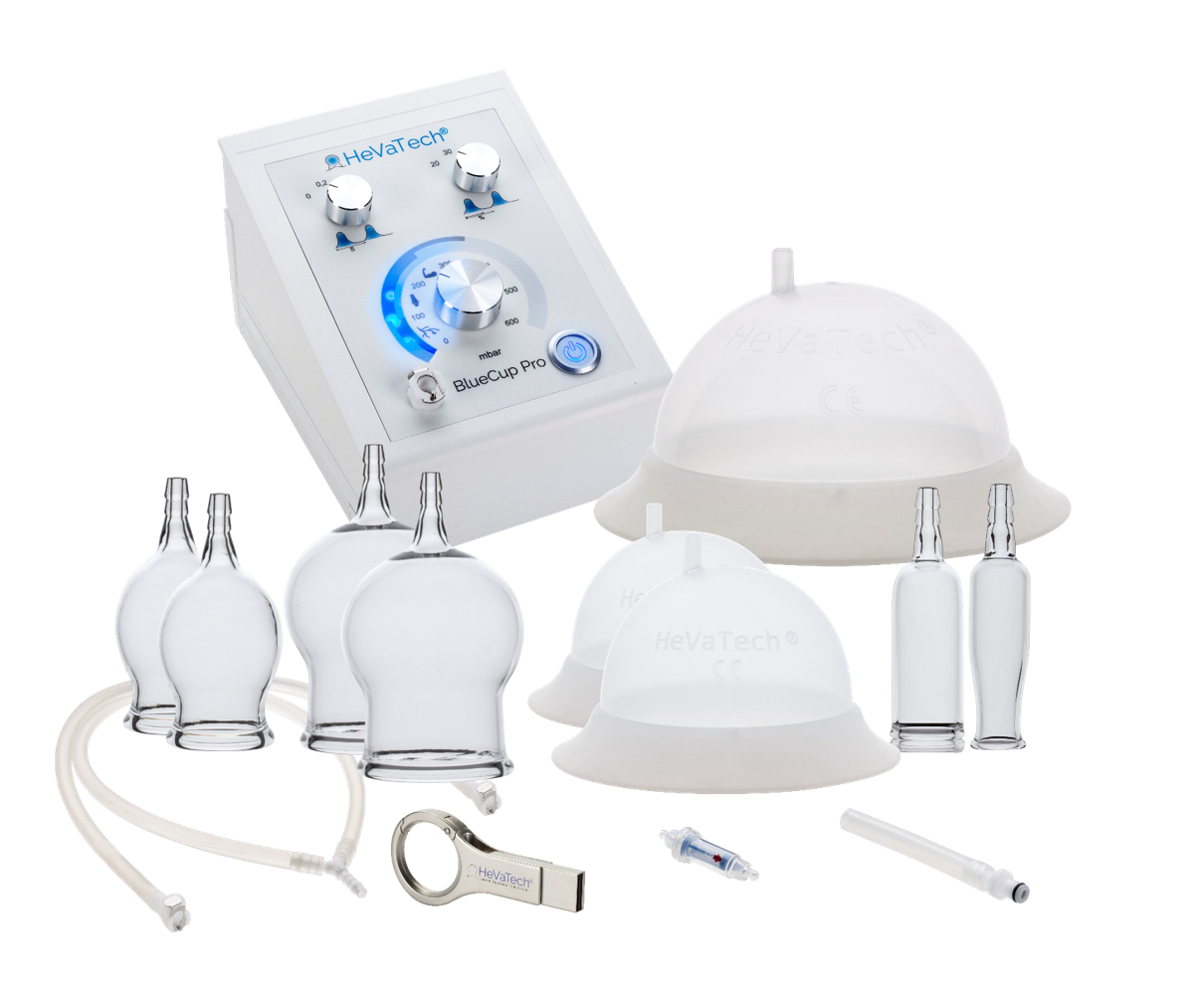Pulsierende Schröpftherapie BlueCup Pro - Set